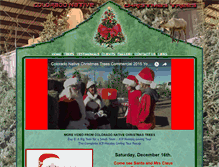 Tablet Screenshot of coloradonativechristmastrees.com